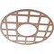 Ekena Millwork O'Neal Wood Fretwork Pierced Ceiling Medallion, Wood (Paint Grade), 28"OD x 10 1/8"ID x 3/8"T CMWP28X28X0375ONMF - alternate 3
